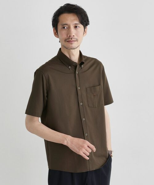 TAKEO KIKUCHI / タケオキクチ シャツ・ブラウス | 【COOL CITY WEAR】ストライプジャージ ボタンダウンシャツ /接触冷感 | 詳細12