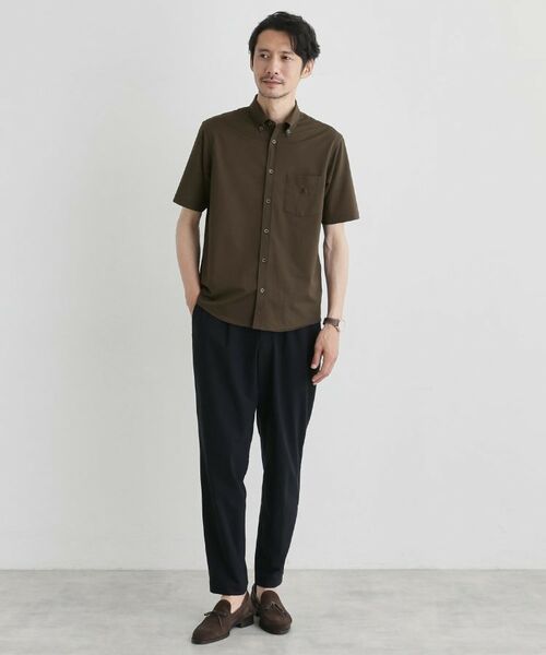 TAKEO KIKUCHI / タケオキクチ シャツ・ブラウス | 【COOL CITY WEAR】ストライプジャージ ボタンダウンシャツ /接触冷感 | 詳細13