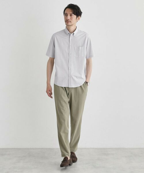 TAKEO KIKUCHI / タケオキクチ シャツ・ブラウス | 【COOL CITY WEAR】ストライプジャージ ボタンダウンシャツ /接触冷感 | 詳細19