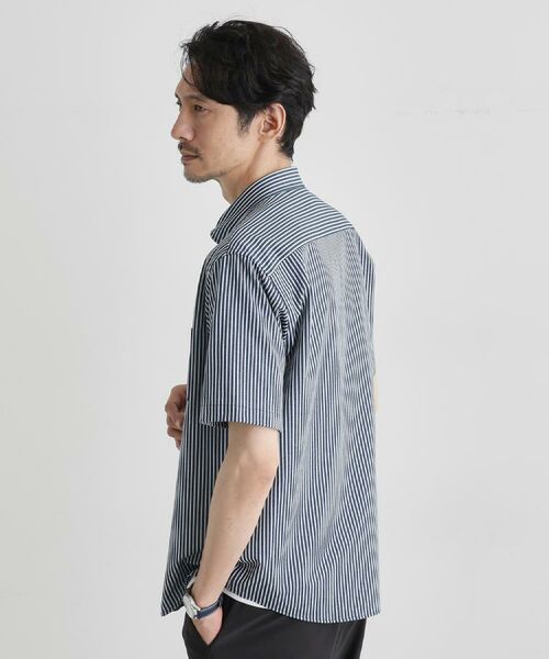 TAKEO KIKUCHI / タケオキクチ シャツ・ブラウス | 【COOL CITY WEAR】ストライプジャージ ボタンダウンシャツ /接触冷感 | 詳細26