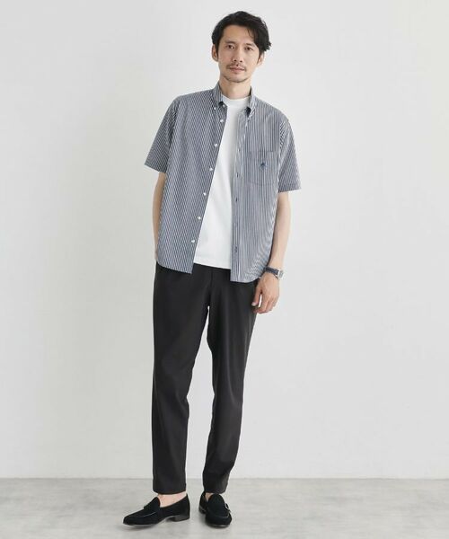 TAKEO KIKUCHI / タケオキクチ シャツ・ブラウス | 【COOL CITY WEAR】ストライプジャージ ボタンダウンシャツ /接触冷感 | 詳細28