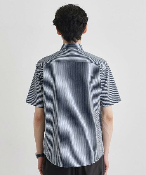 TAKEO KIKUCHI / タケオキクチ シャツ・ブラウス | 【COOL CITY WEAR】ストライプジャージ ボタンダウンシャツ /接触冷感 | 詳細4