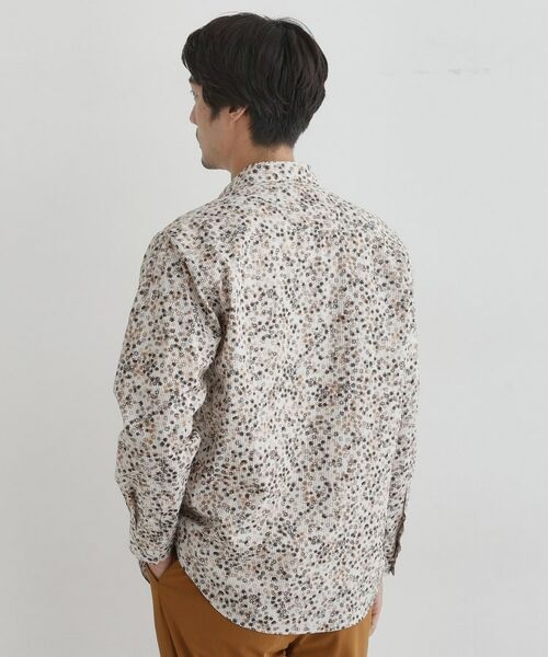 TAKEO KIKUCHI / タケオキクチ シャツ・ブラウス | 【Sサイズ~】ストライプ小花 長袖シャツ | 詳細17