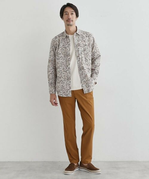 TAKEO KIKUCHI / タケオキクチ シャツ・ブラウス | 【Sサイズ~】ストライプ小花 長袖シャツ | 詳細18