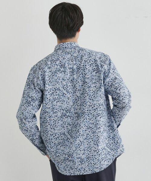 TAKEO KIKUCHI / タケオキクチ シャツ・ブラウス | 【Sサイズ~】ストライプ小花 長袖シャツ | 詳細21