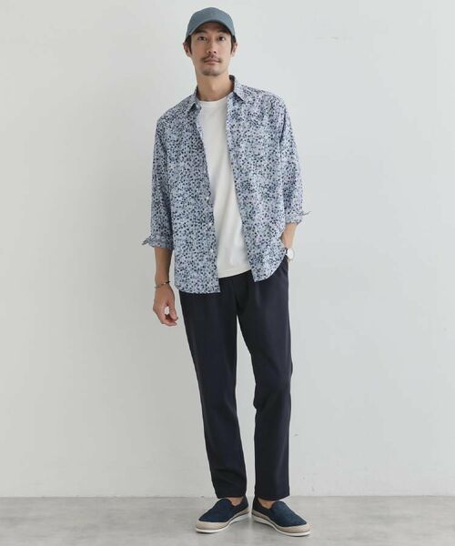 TAKEO KIKUCHI / タケオキクチ シャツ・ブラウス | 【Sサイズ~】ストライプ小花 長袖シャツ | 詳細25