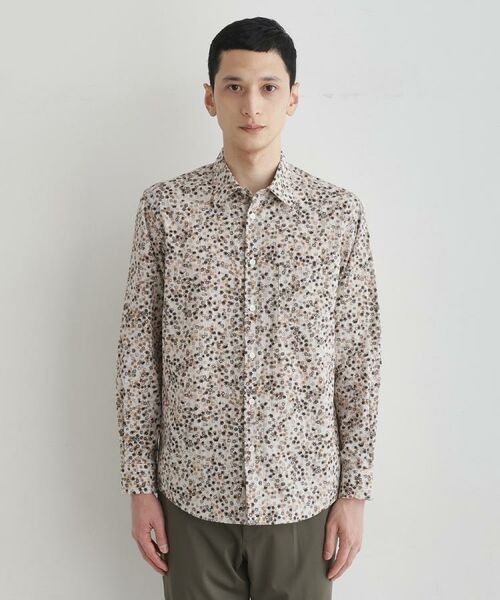 TAKEO KIKUCHI / タケオキクチ シャツ・ブラウス | 【Sサイズ~】ストライプ小花 長袖シャツ | 詳細29