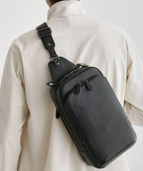 TAKEO KIKUCHI / タケオキクチ メッセンジャーバッグ・ウエストポーチ | BLACK ROYAL ボディバッグ | 詳細20