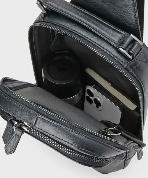 TAKEO KIKUCHI / タケオキクチ メッセンジャーバッグ・ウエストポーチ | BLACK ROYAL ボディバッグ | 詳細7