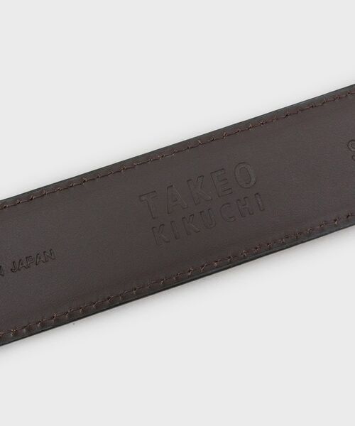 TAKEO KIKUCHI / タケオキクチ ベルト・サスペンダー | ワックスドレザードレスベルト | 詳細3