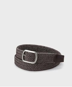 TAKEO KIKUCHI / タケオキクチ ベルト・サスペンダー | メランジリバーシブルゴムメッシュベルト