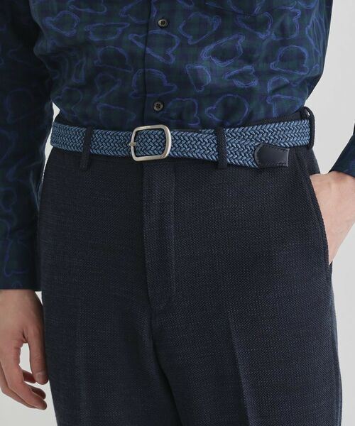 TAKEO KIKUCHI / タケオキクチ ベルト・サスペンダー | メランジリバーシブルゴムメッシュベルト | 詳細12