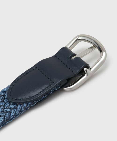 TAKEO KIKUCHI / タケオキクチ ベルト・サスペンダー | メランジリバーシブルゴムメッシュベルト | 詳細8