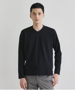 TAKEO KIKUCHI / タケオキクチ カットソー | 【尾州織】ブリスタ Vネック カットソー