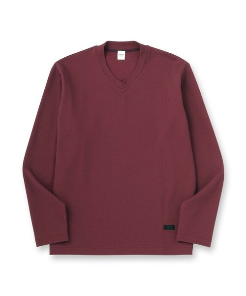 TAKEO KIKUCHI / タケオキクチ カットソー | 【尾州織】ブリスタ Vネック カットソー | 詳細1