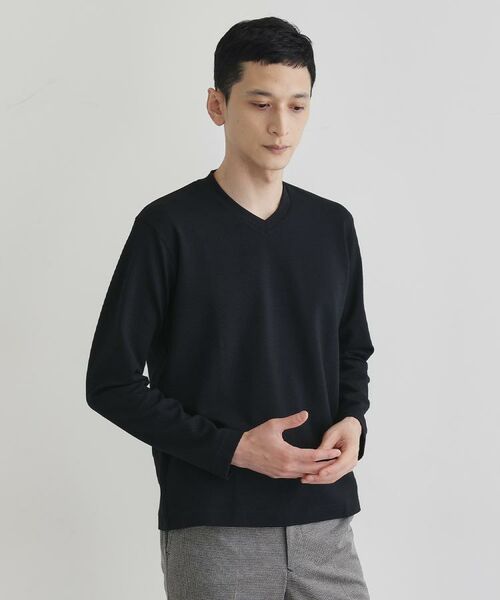 TAKEO KIKUCHI / タケオキクチ カットソー | 【尾州織】ブリスタ Vネック カットソー | 詳細15