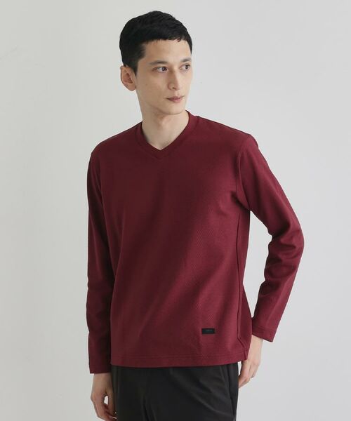 TAKEO KIKUCHI / タケオキクチ カットソー | 【尾州織】ブリスタ Vネック カットソー | 詳細21