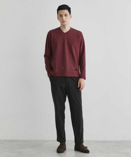 TAKEO KIKUCHI / タケオキクチ カットソー | 【尾州織】ブリスタ Vネック カットソー | 詳細23