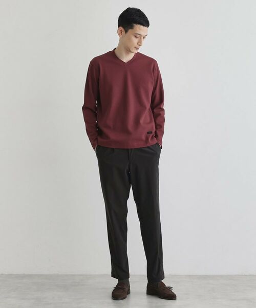 TAKEO KIKUCHI / タケオキクチ カットソー | 【尾州織】ブリスタ Vネック カットソー | 詳細24