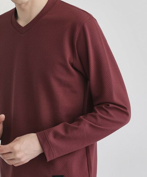 TAKEO KIKUCHI / タケオキクチ カットソー | 【尾州織】ブリスタ Vネック カットソー | 詳細6