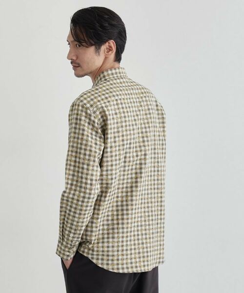 TAKEO KIKUCHI / タケオキクチ シャツ・ブラウス | チェックボーラーガーゼシャツ | 詳細11