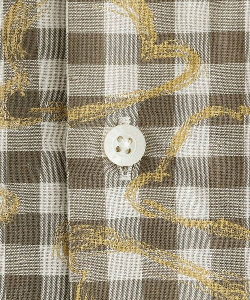 TAKEO KIKUCHI / タケオキクチ シャツ・ブラウス | チェックボーラーガーゼシャツ | 詳細13
