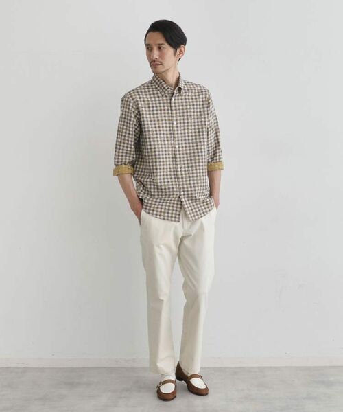TAKEO KIKUCHI / タケオキクチ シャツ・ブラウス | チェックボーラーガーゼシャツ | 詳細18