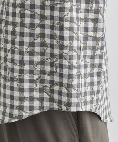 TAKEO KIKUCHI / タケオキクチ シャツ・ブラウス | チェックボーラーガーゼシャツ | 詳細9
