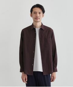 TAKEO KIKUCHI / タケオキクチ シャツ・ブラウス | 【Made in JAPAN】播州織 ドビー千鳥シャツ