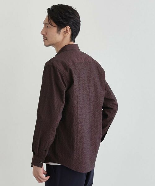 TAKEO KIKUCHI / タケオキクチ シャツ・ブラウス | 【Made in JAPAN】播州織 ドビー千鳥シャツ | 詳細15