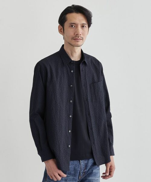 TAKEO KIKUCHI / タケオキクチ シャツ・ブラウス | 【Made in JAPAN】播州織 ドビー千鳥シャツ | 詳細18