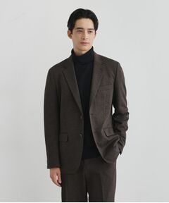 TAKEO KIKUCHI / タケオキクチ テーラードジャケット | 【None Of Stress】アクティブジャージ 千鳥 ジャケット