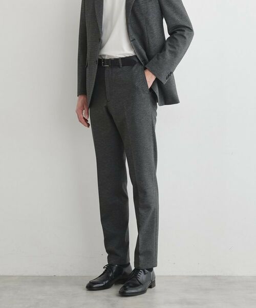 TAKEO KIKUCHI/タケオキクチ 【None Of Stress】アクティブジャージ 千鳥 パンツ ブラック(419) 02(M)