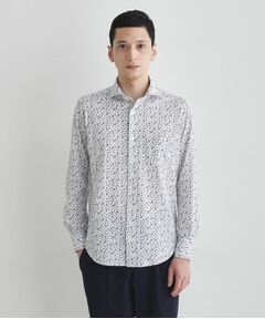 TAKEO KIKUCHI / タケオキクチ シャツ・ブラウス | クールマックス 鹿の子 フラワープリントシャツ