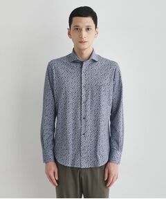 TAKEO KIKUCHI / タケオキクチ シャツ・ブラウス | クールマックス 鹿の子 フラワープリントシャツ