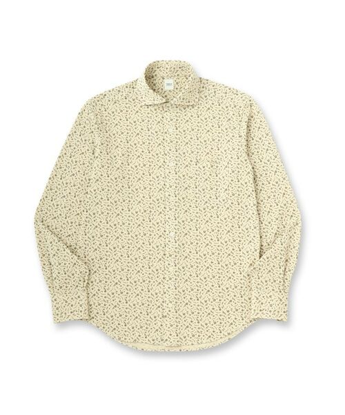 TAKEO KIKUCHI / タケオキクチ シャツ・ブラウス | クールマックス 鹿の子 フラワープリントシャツ | 詳細1