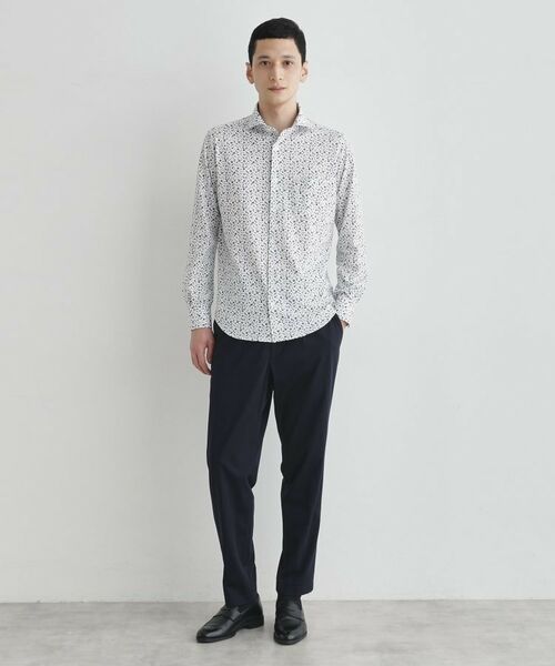 TAKEO KIKUCHI / タケオキクチ シャツ・ブラウス | クールマックス 鹿の子 フラワープリントシャツ | 詳細12
