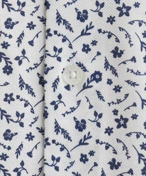 TAKEO KIKUCHI / タケオキクチ シャツ・ブラウス | クールマックス 鹿の子 フラワープリントシャツ | 詳細13