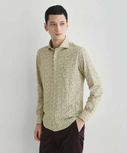 TAKEO KIKUCHI / タケオキクチ シャツ・ブラウス | クールマックス 鹿の子 フラワープリントシャツ | 詳細18