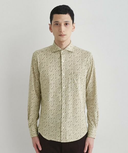 TAKEO KIKUCHI / タケオキクチ シャツ・ブラウス | クールマックス 鹿の子 フラワープリントシャツ | 詳細2
