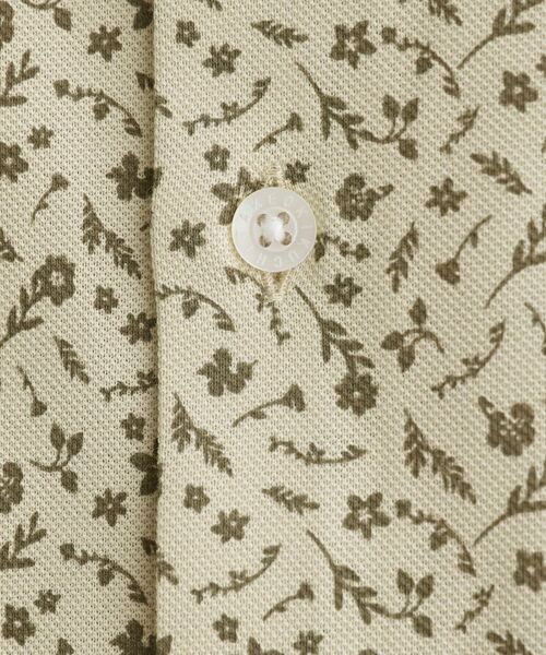 TAKEO KIKUCHI / タケオキクチ シャツ・ブラウス | クールマックス 鹿の子 フラワープリントシャツ | 詳細21