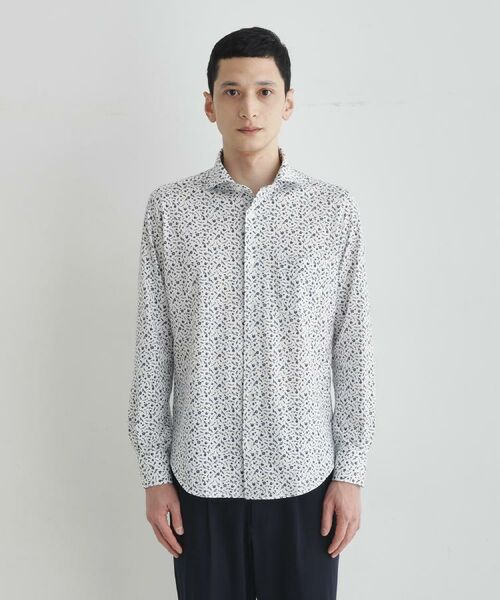 TAKEO KIKUCHI / タケオキクチ シャツ・ブラウス | クールマックス 鹿の子 フラワープリントシャツ | 詳細22