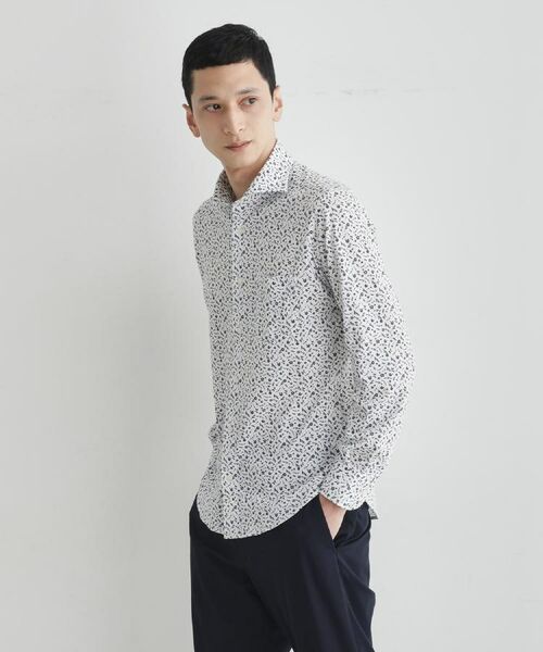 TAKEO KIKUCHI / タケオキクチ シャツ・ブラウス | クールマックス 鹿の子 フラワープリントシャツ | 詳細23