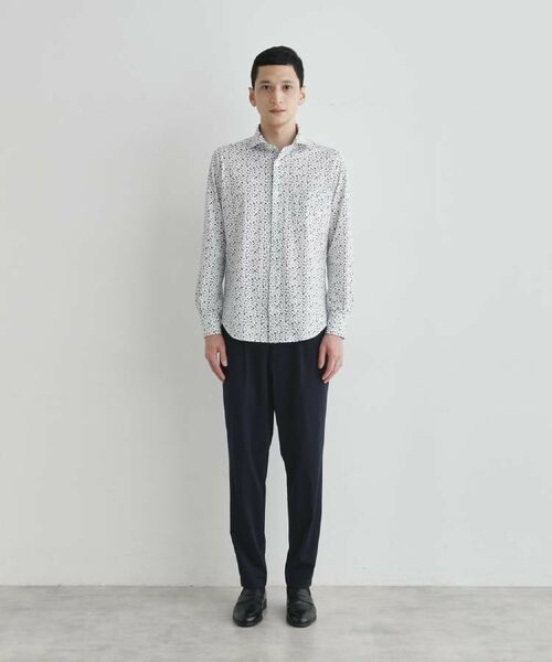 TAKEO KIKUCHI / タケオキクチ シャツ・ブラウス | クールマックス 鹿の子 フラワープリントシャツ | 詳細24