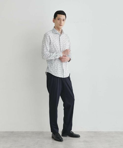 TAKEO KIKUCHI / タケオキクチ シャツ・ブラウス | クールマックス 鹿の子 フラワープリントシャツ | 詳細25