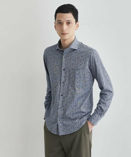 TAKEO KIKUCHI / タケオキクチ シャツ・ブラウス | クールマックス 鹿の子 フラワープリントシャツ | 詳細29
