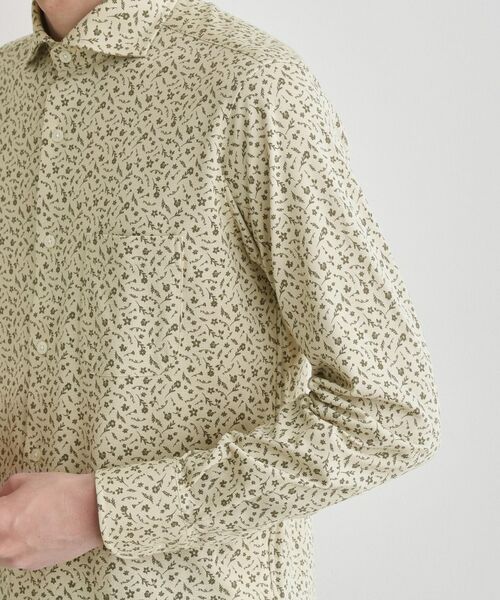 TAKEO KIKUCHI / タケオキクチ シャツ・ブラウス | クールマックス 鹿の子 フラワープリントシャツ | 詳細7