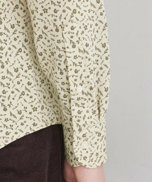 TAKEO KIKUCHI / タケオキクチ シャツ・ブラウス | クールマックス 鹿の子 フラワープリントシャツ | 詳細8