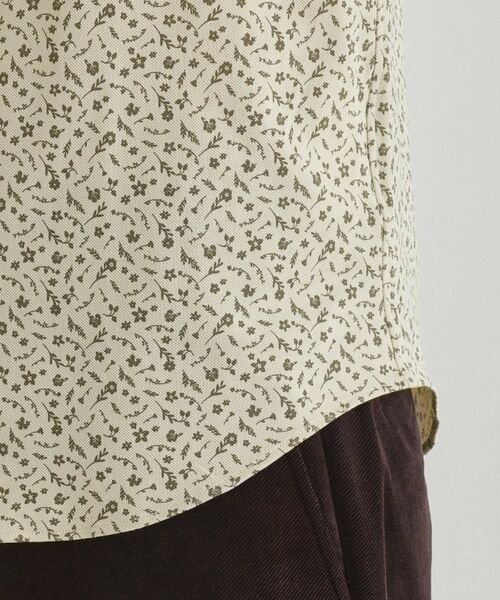 TAKEO KIKUCHI / タケオキクチ シャツ・ブラウス | クールマックス 鹿の子 フラワープリントシャツ | 詳細9