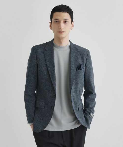 TAKEO KIKUCHI/タケオキクチ ユーロジャージ ジャケット ネイビー(094) 03(L)